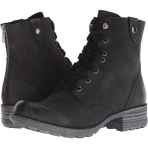 Rockport Becky Genuine Leather Black Lace-Up Ankle Boots Size 8.5